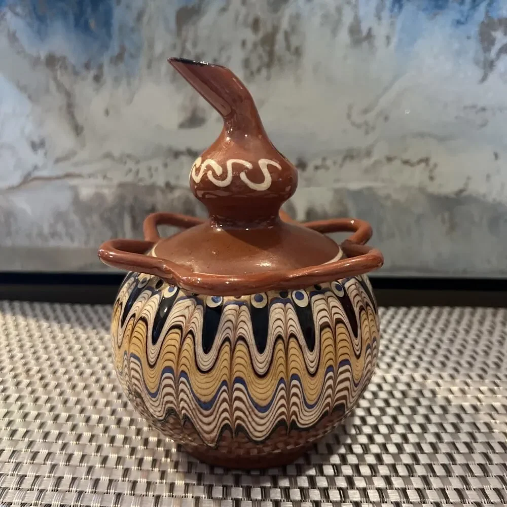 Troyan Ceramics Bulgaria Liquor Schnapps Decanter 1960s/70s/ See Details